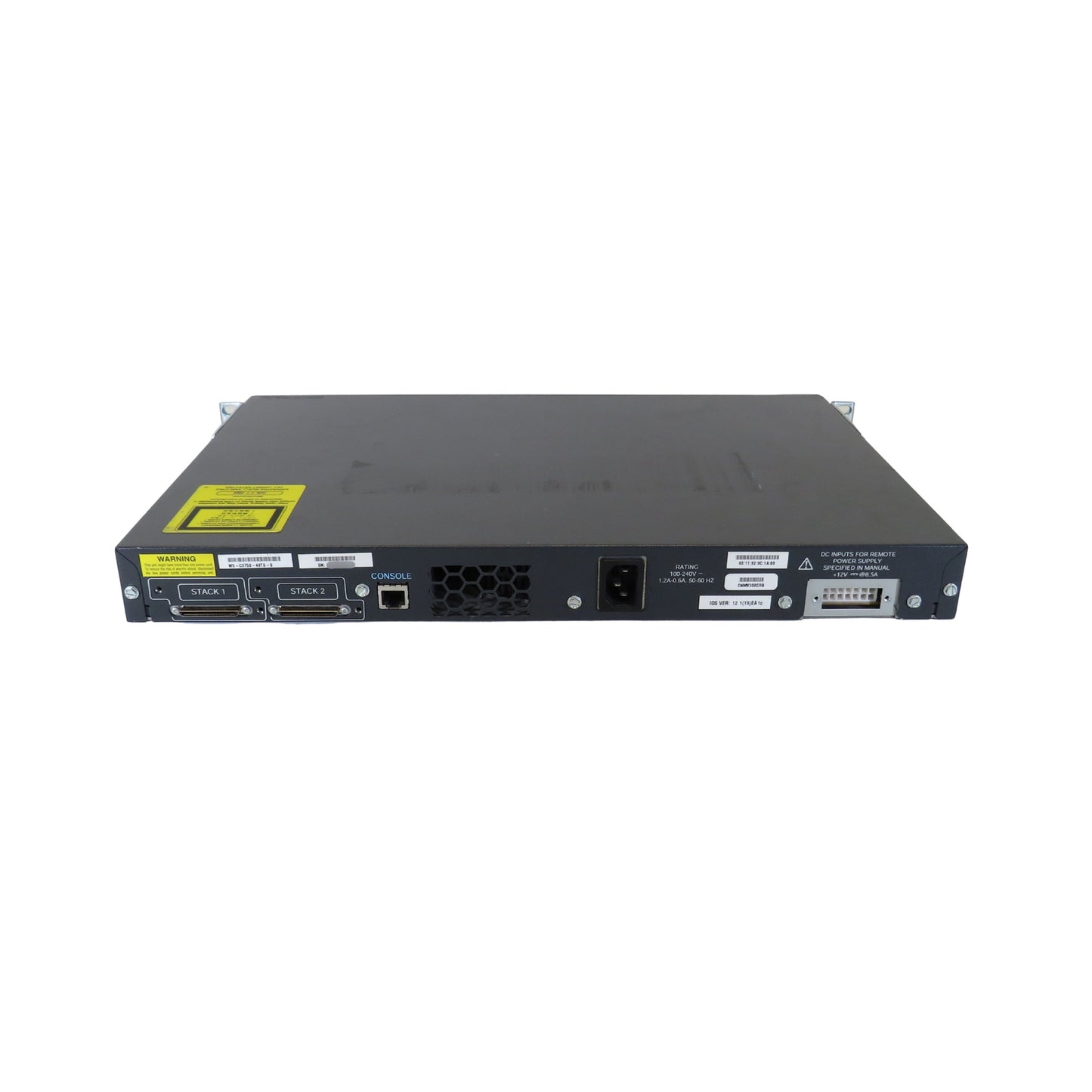 Cisco WS-C3750-48TS-S Catalyst 3750 48 Port 10/100 + 4 SFP Switch (Refurbished)