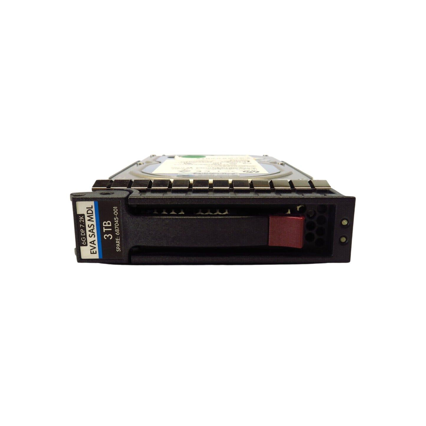 HP 687045-001 3.5" 3TB 7200RPM SAS 6Gb/s Hard Disk Drive (HDD), Silver (Refurbished)