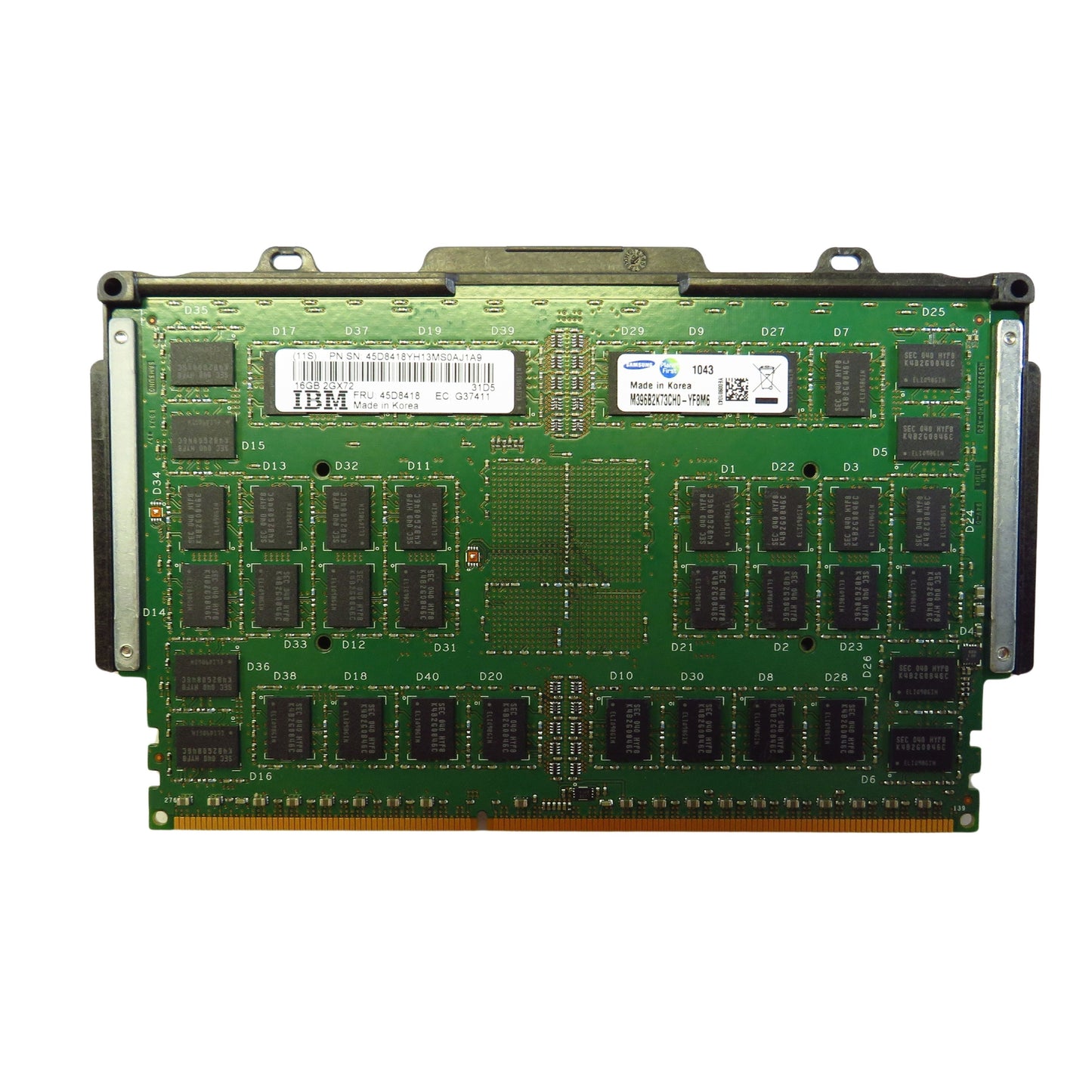Samsung M396B2K73CH0-YF8M6 16GB 2Gx72 DDR3 CDIMM Server Memory (Refurbished)