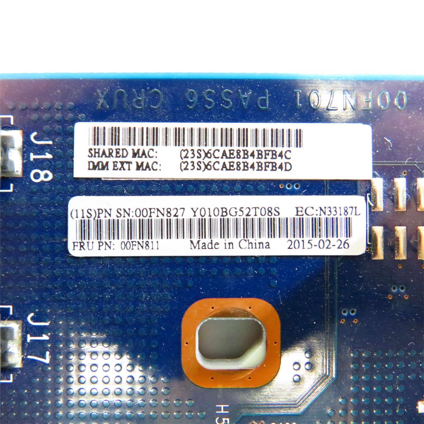 IBM 00FN811 x3950 X6 3837 I/O Book Server Board (Refurbished)