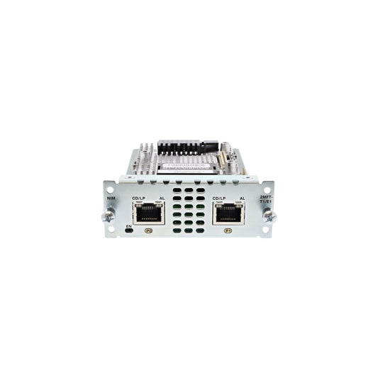 Cisco NIM-2MFT-T1/E1 2 Port Multi-flex Trunk Voice/Clear-channel T1/E1 Module (Refurbished)