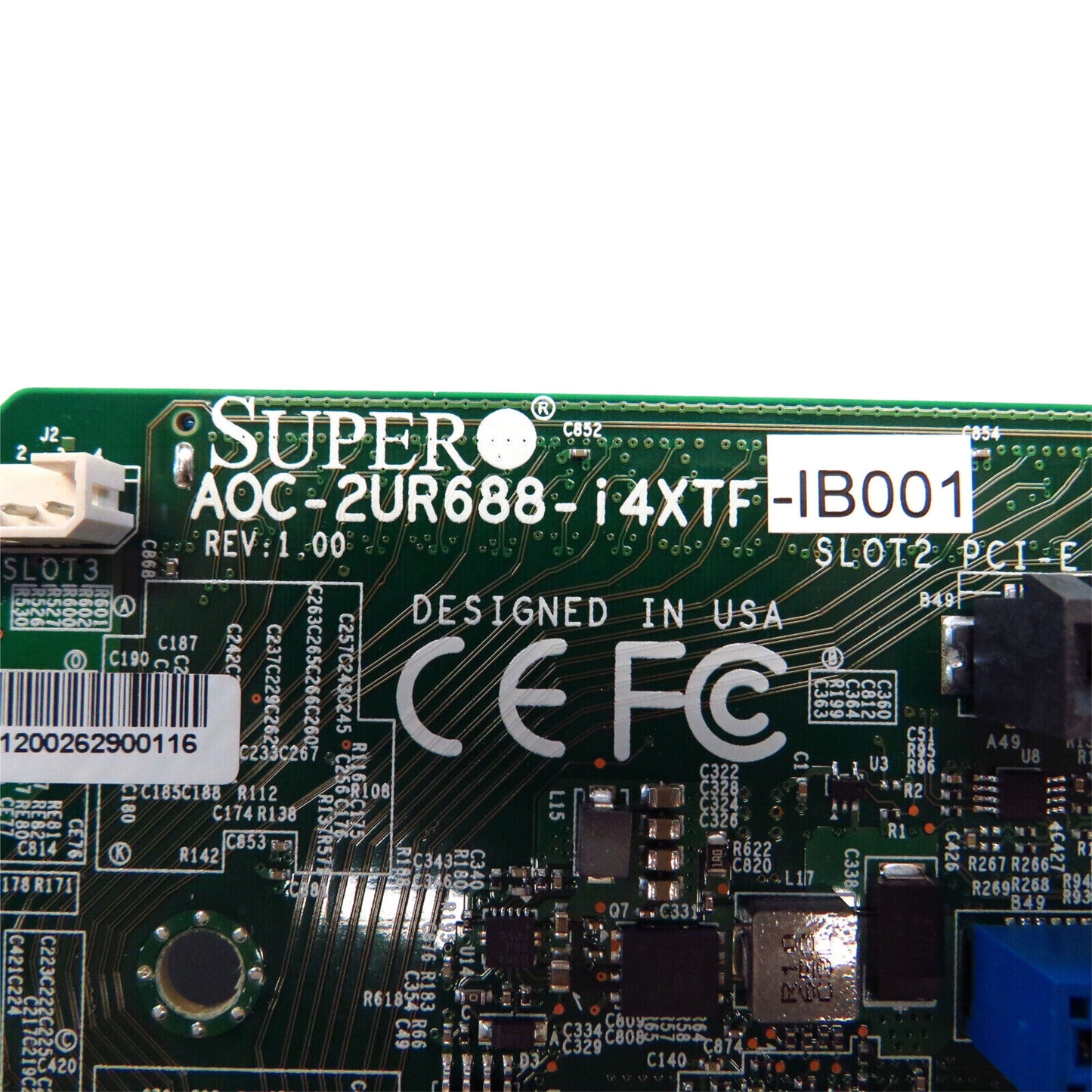 IBM 01EM721 AOC-2UR688-i4XTF UIO NIC PCIe 10GbE Adapter 9006-22C 5104-22C (Refurbished)