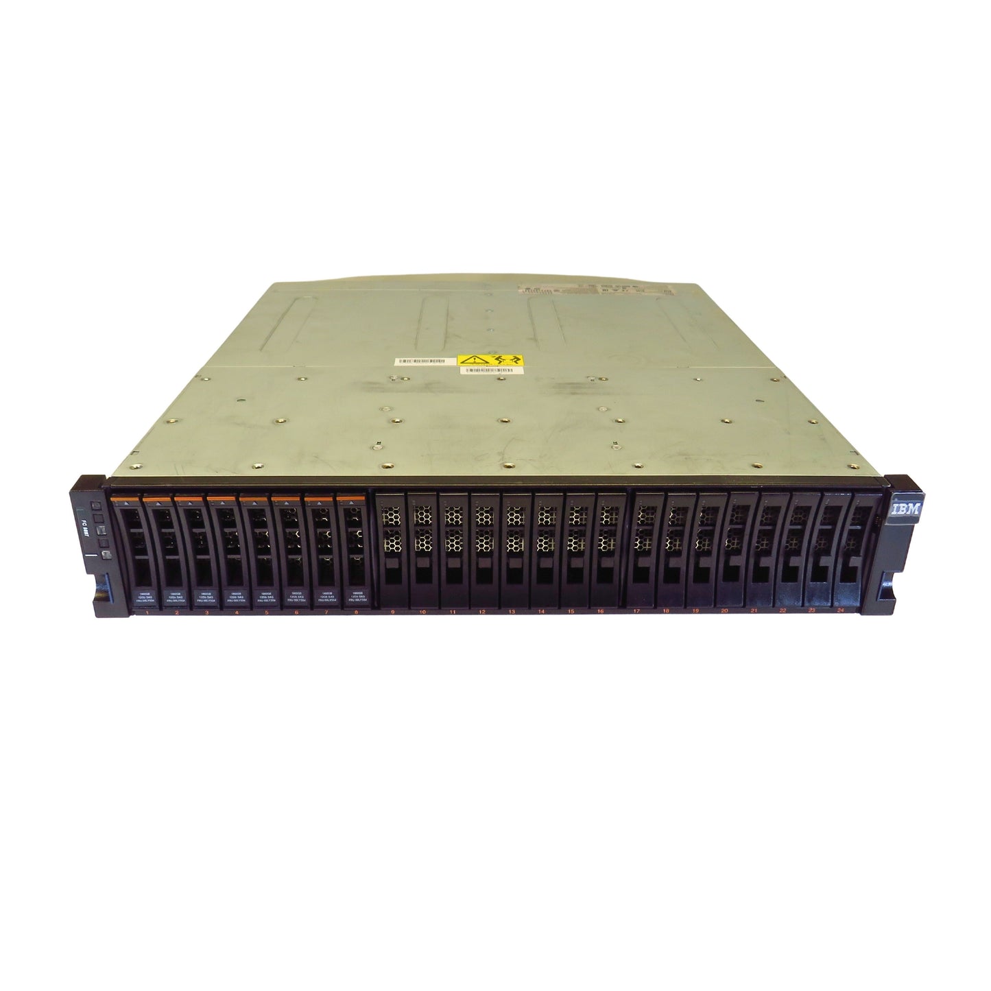 IBM ESLS XP24SX 24 Bay SFF SAS Storage Enclosure w/ 8x 1.8TB SSD (Refurbished)