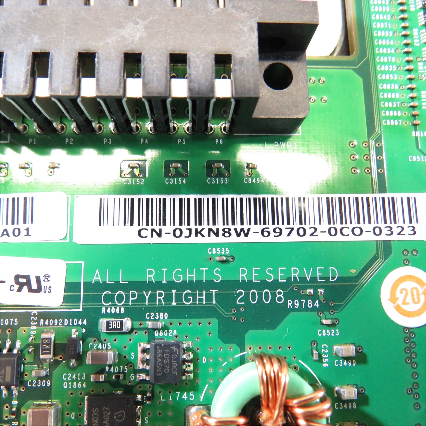 Dell JKN8W PowerEdge 2970 System Board (Refurbished)