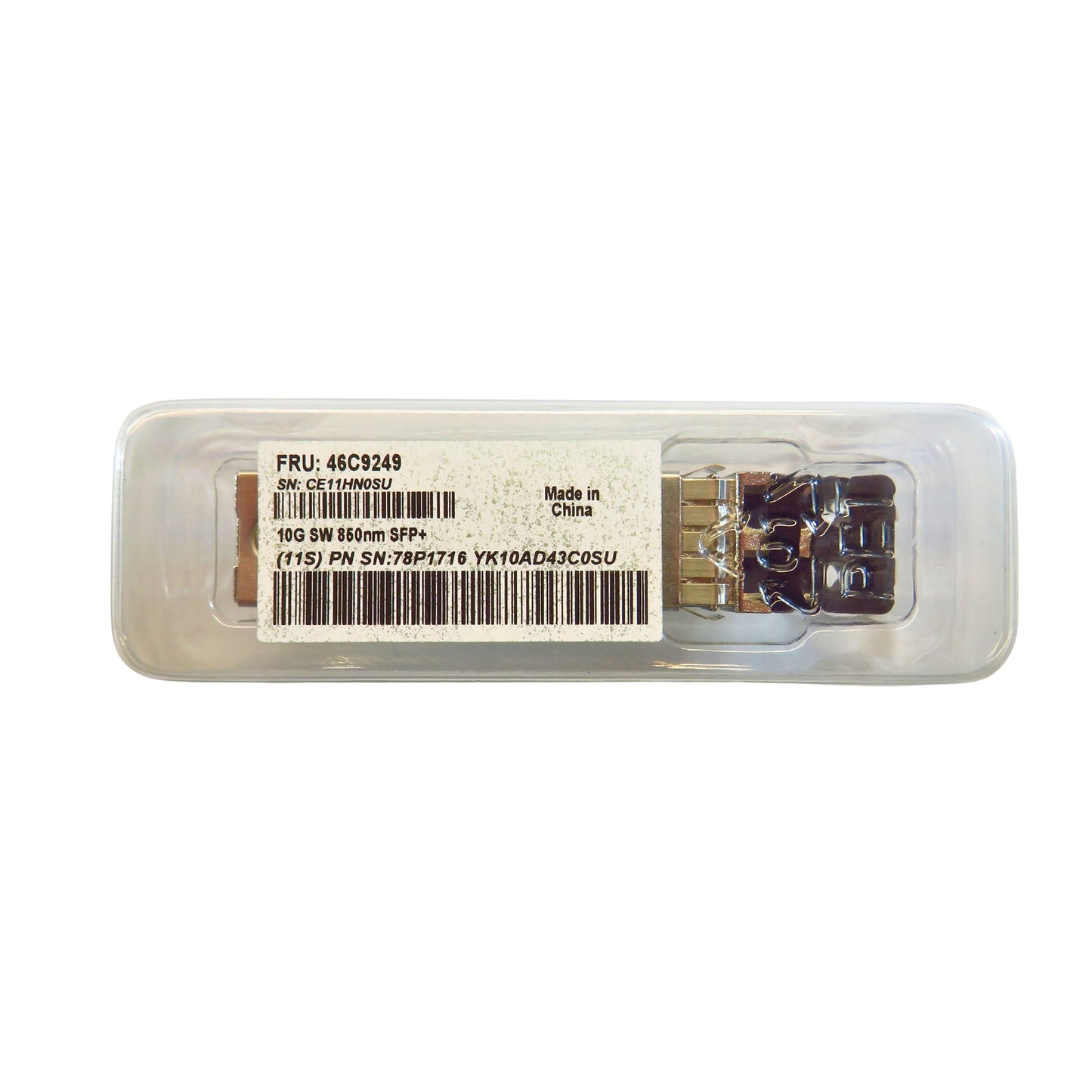 IBM 46C9249 10G SW 850nm SFP+ Optical Transceiver