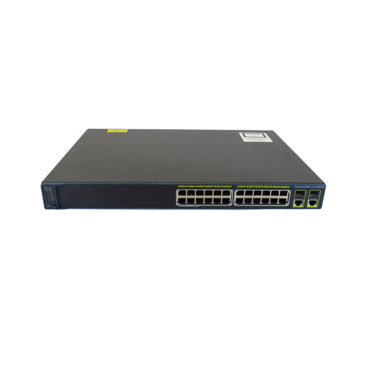 Cisco WS-C2960-24PC-L Catalyst 2960 24 Port 10/100 PoE-24 Switch (Refurbished)