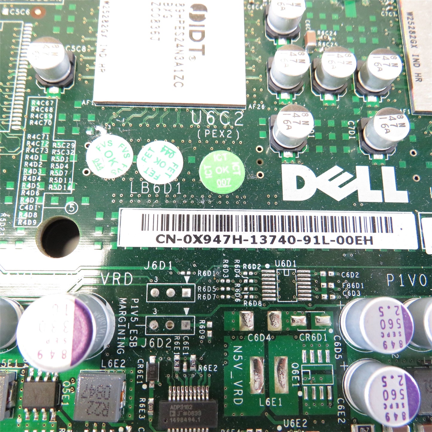 Dell X947H PowerEdge R900 System Board (Refurbished)
