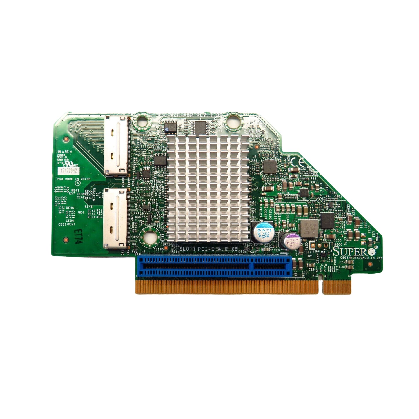 Supermicro RSC-W2R-A8P 01EM722 PCIe Riser Card for 5104-22C 9006-22C (Refurbished)