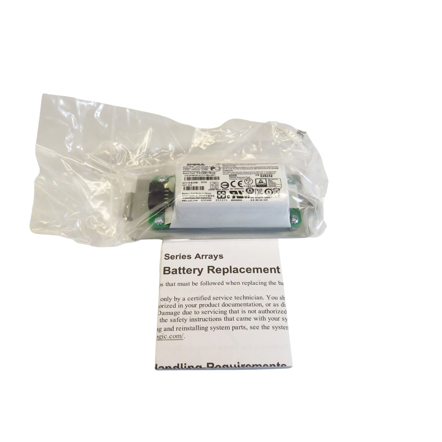 Dell EqualLogic K4PPV 10DXV FK6YW Type 15/18/19 Controller Battery