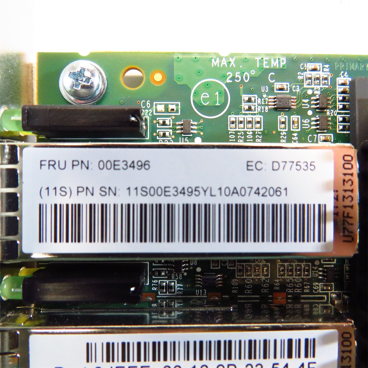 Lenovo 00E3496 577F LPE16002 2 Port 16Gbps FC SW PCIe HBA Host Bus Adapter (Refurbished)