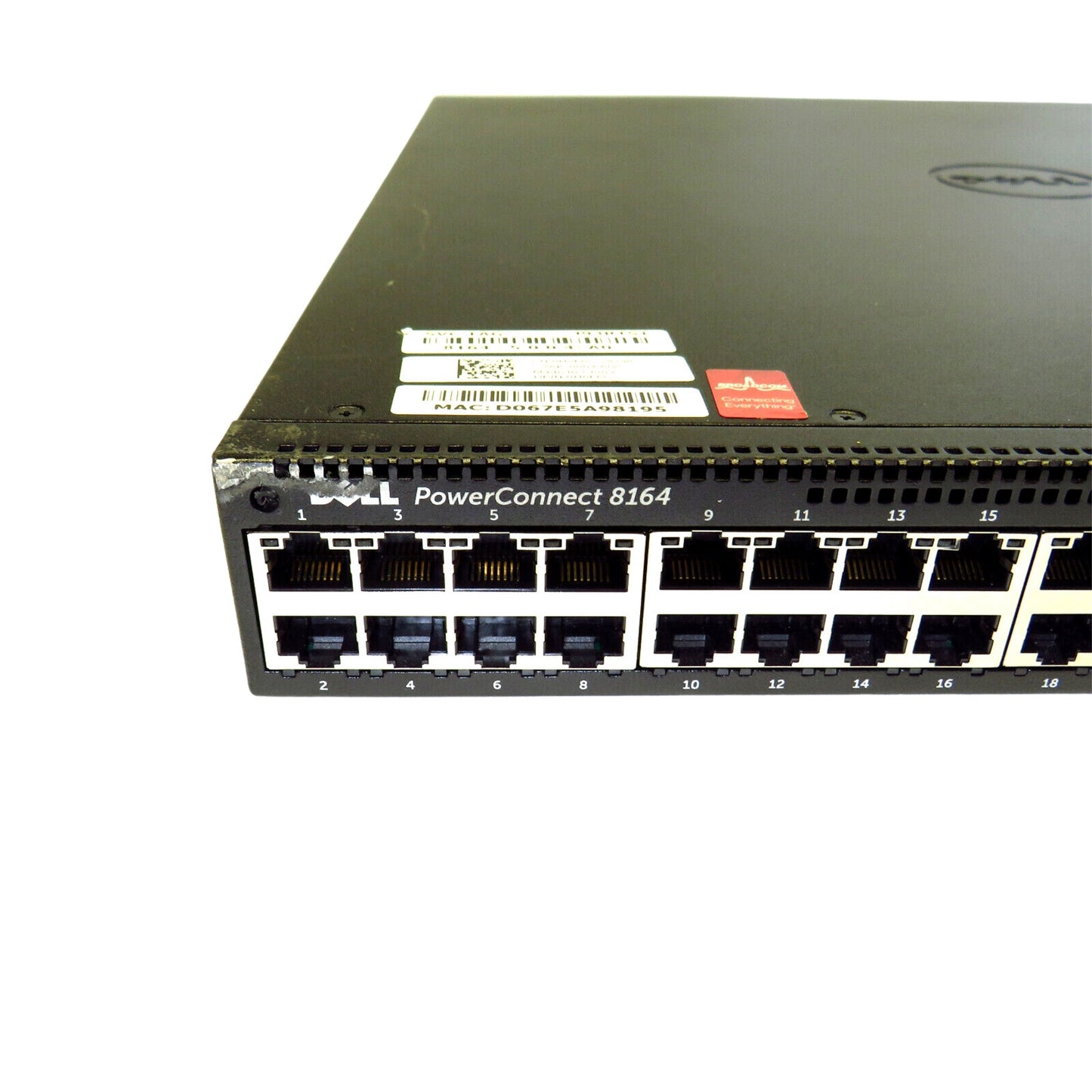 Dell H0F6C PowerConnect 8164 PC8164 48 Port 10GbE 2 Port QSFP+ Switch (Refurbished)