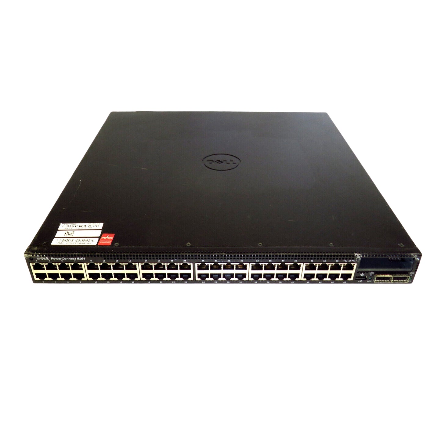 Dell H0F6C PowerConnect 8164 PC8164 48 Port 10GbE 2 Port QSFP+ Switch (Refurbished)