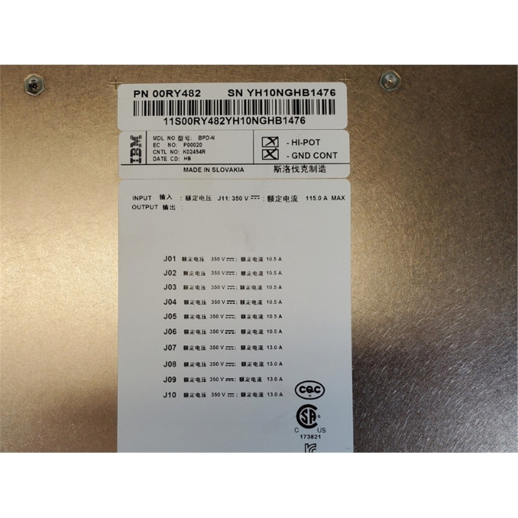 IBM 00RY482 BPD-N ZSeries 3675W Power Module (Refurbished)