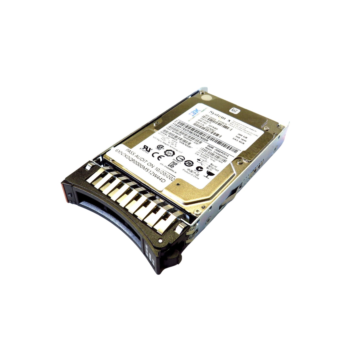 IBM 00FN460 2.5" 300GB 15000RPM SAS 6Gb/s Hard Disk Drive (HDD), Silver (Refurbished)