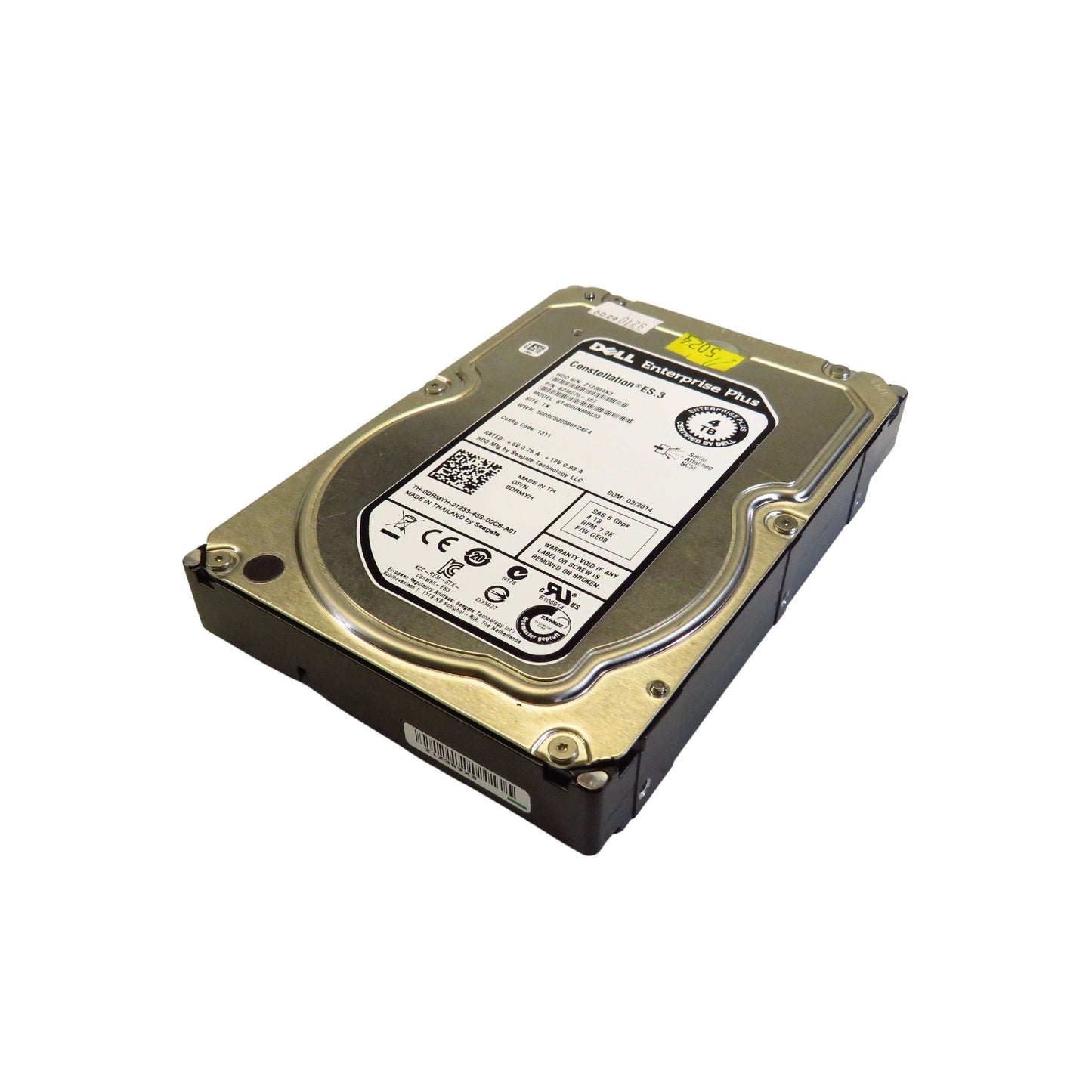 Dell EqualLogic DRMYH 4TB 3.5" SAS 6Gbps 7.2K RPM HDD Hard Drive (Refurbished)