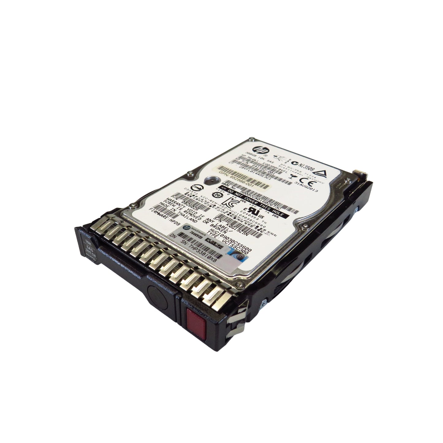 HP 653955-001 300GB 10K RPM 2.5" SAS 6Gbps HDD Hard Drive (Refurbished)