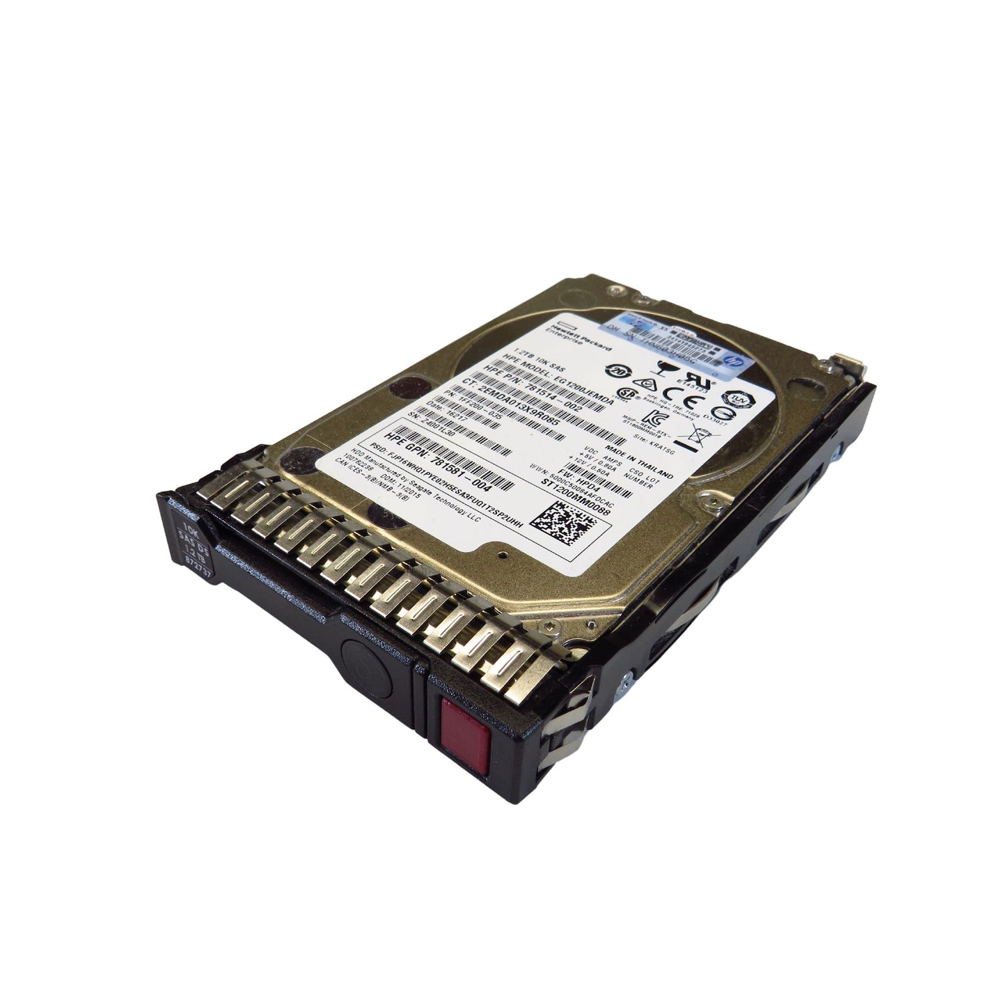 HP 872737-001 1.2TB 10K RPM 2.5" SAS 12Gbps DS HDD Hard Drive (Refurbished)