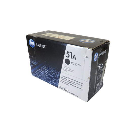 HP Q7551A LaserJet 51A Black Toner Cartridge for P3005, M3027 mfp, M3035 mfp