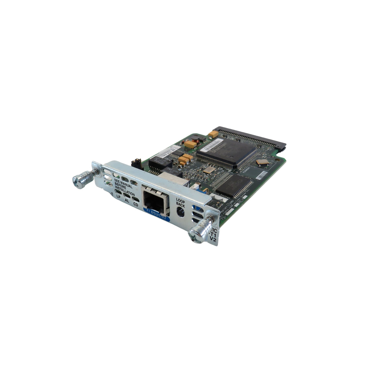 Cisco WIC-1DSU-T1-V2 1 Port T1/fractional-T1 DSU/CSU WAN Interface Card (Refurbished)