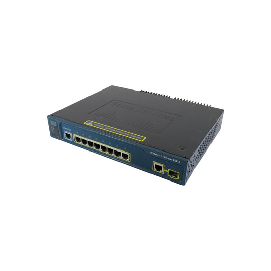 Cisco WS-C3560-8PC-S Catalyst 3560 Compact 8 10/100 PoE + 1 T/SFP Switch (Refurbished)
