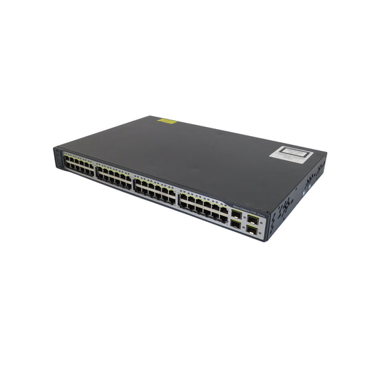 Cisco WS-C3750V2-48TS-S Catalyst 3750V2 48 10/100 + 4 SFP Switch (Refurbished)