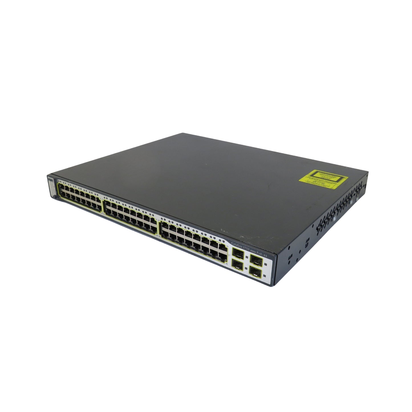 Cisco WS-C3750-48PS-E 3750 48 Port 10/100 PoE + 4 SFP Switch (Refurbished)
