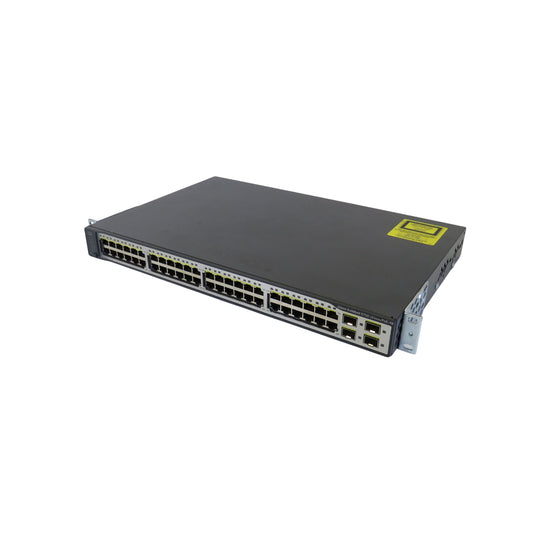 Cisco WS-C3750V2-48PS-S Catalyst 3750V2 48 10/100 PoE + 4 SFP Network Switch (Refurbished)