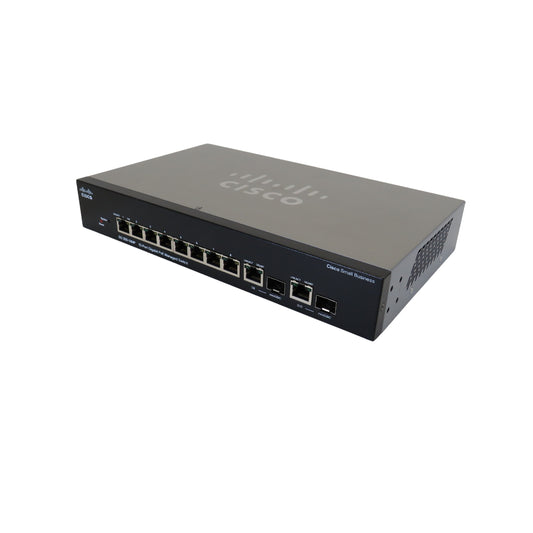 Cisco SG300-10MP 8-Port Gigabit Ethernet PoE 2 Port Combo Mini-GBIC Switch (Refurbished)
