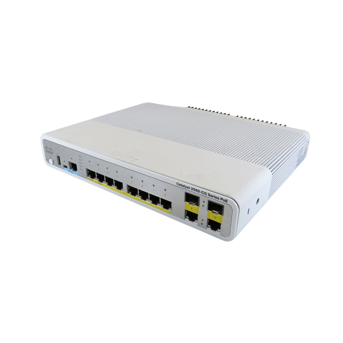 Cisco WS-C3560CG-8PC-S Catalyst 3560-C 8p GE PoE+ 2p Dual Purpose IP Base Switch (Refurbished)