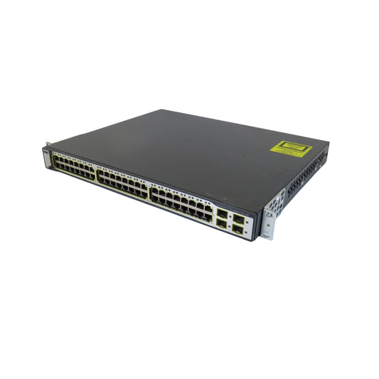 Cisco WS-C3750-48PS-E Catalyst 3750 48 Port 10/100 PoE + 4 SFP Switch (Refurbished)