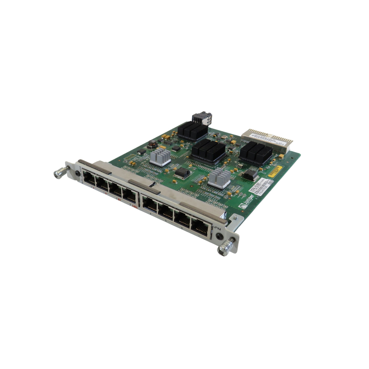 Juniper JXU-8GE-TX-S 8 Port Gigabit Ethernet 10/100/1000 Copper Universal PIM2 (Refurbished)