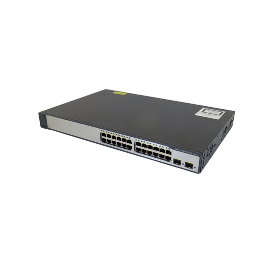Cisco WS-C3750V2-24TS-S 3750V2 24 10/100 + 2 SFP Network Switch (Refurbished)