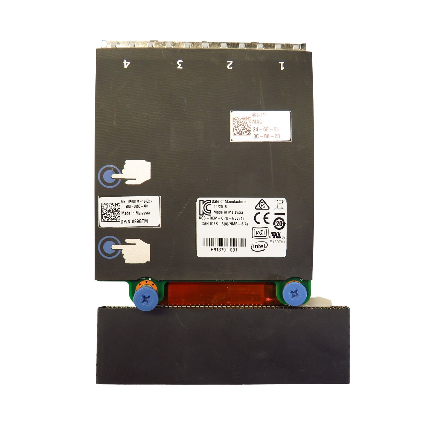 Dell 99GTM X540 I350 Quad Port 2x 10GbE 2x 1GE Network Card (Refurbished)