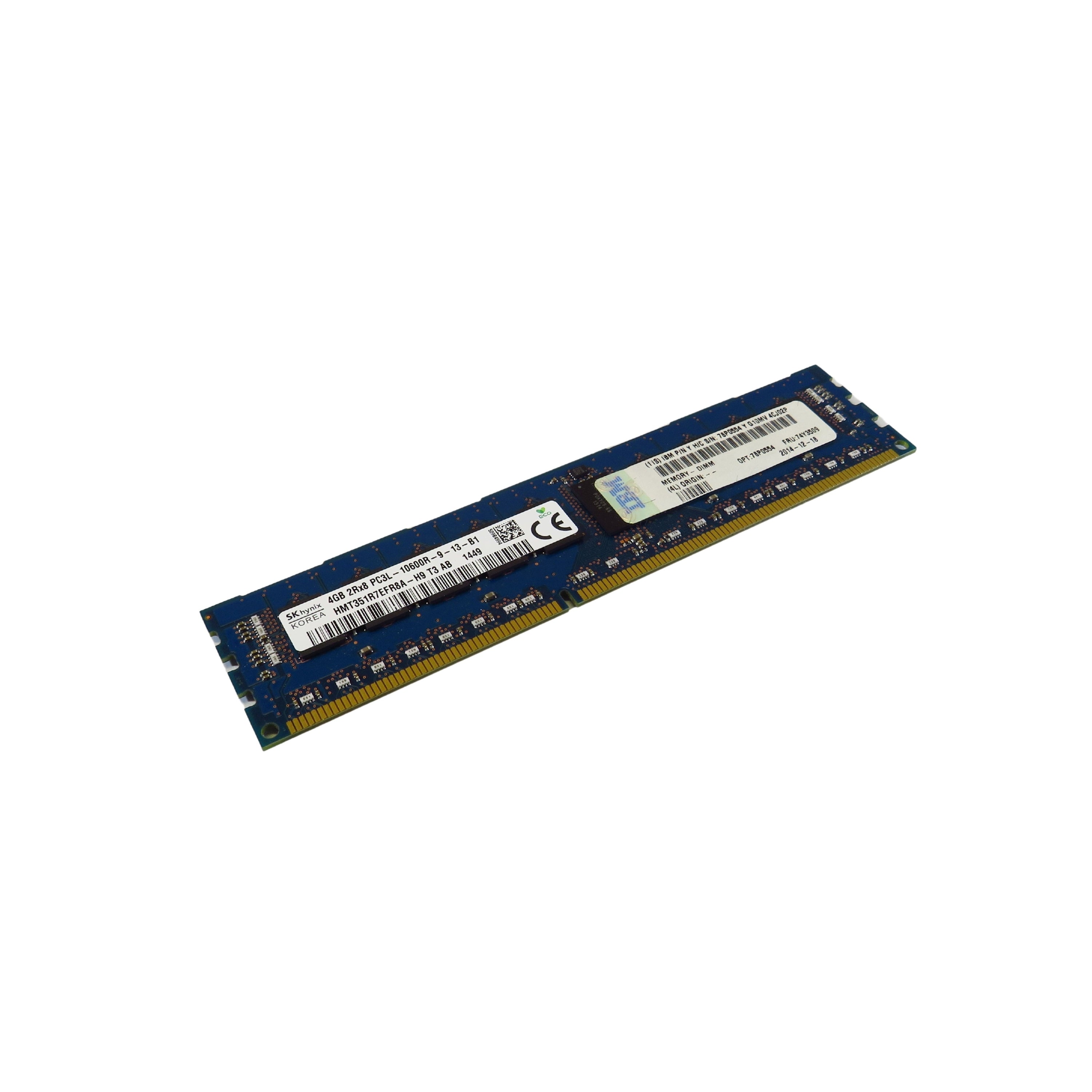4 GB DDR3-RAM 240-pin non-ECC 1Rx8 PC3L-12800U 'Hynix HMT451U6BFR8A-PB 4 GB DDR3-RAM 240-pin non-ECC 1Rx8 PC3L-12800U 'Hynix HMT451U6BFR8A-PB