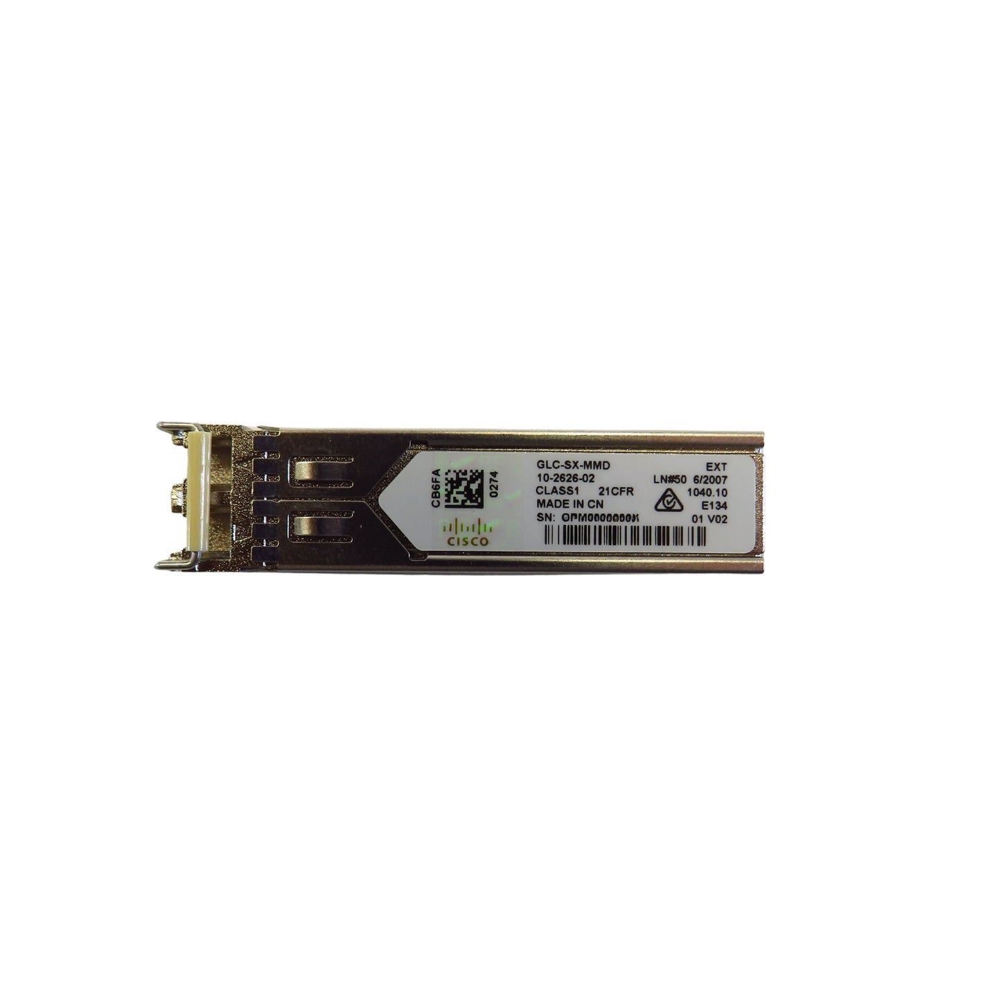 Cisco GLC-SX-MMD 1000BASE-SX Short Wavelength Gigabit SFP w/ DOM (Refurbished)