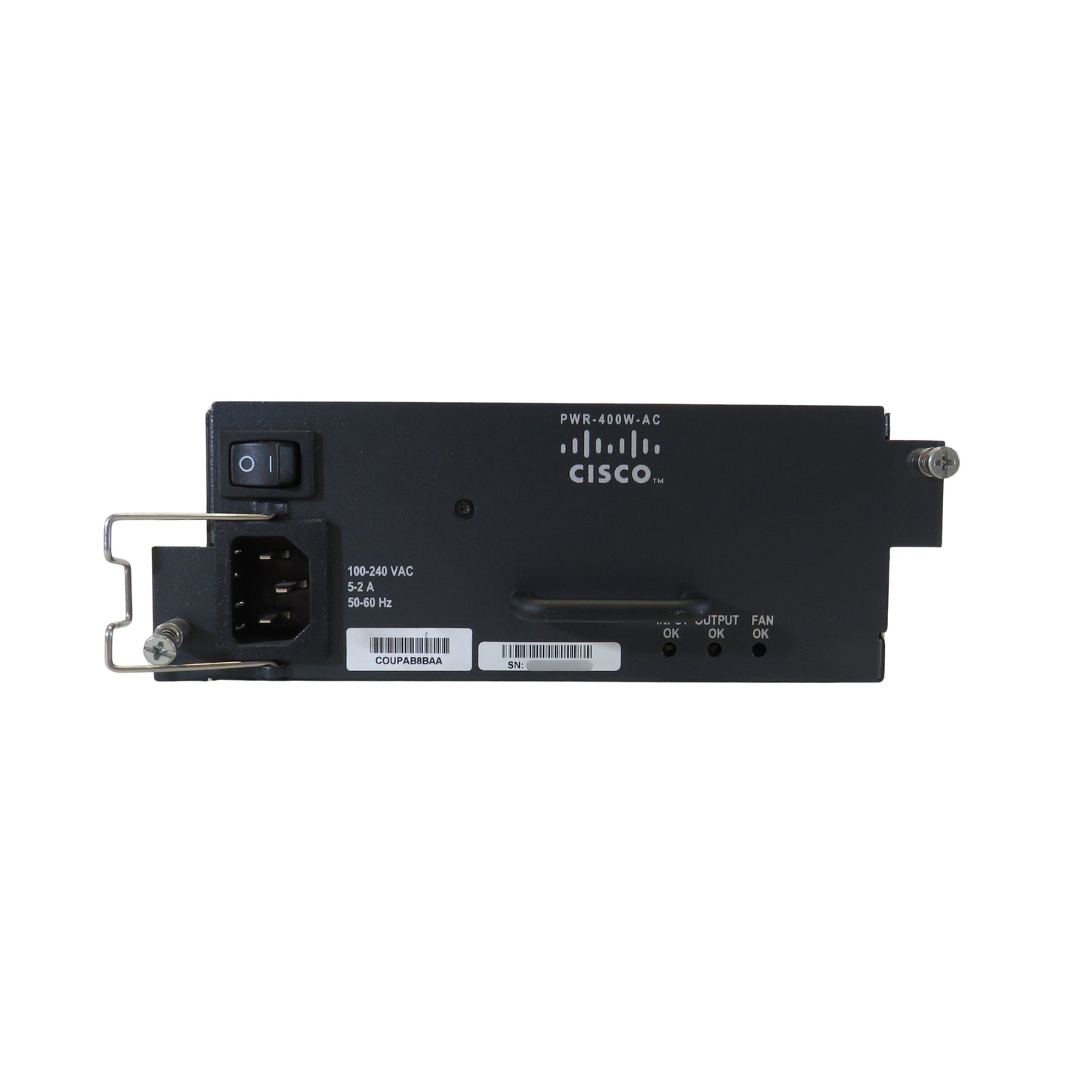 Cisco PWR-400W-AC 400W AC Power Supply for ME6524 Switches (Refurbished)