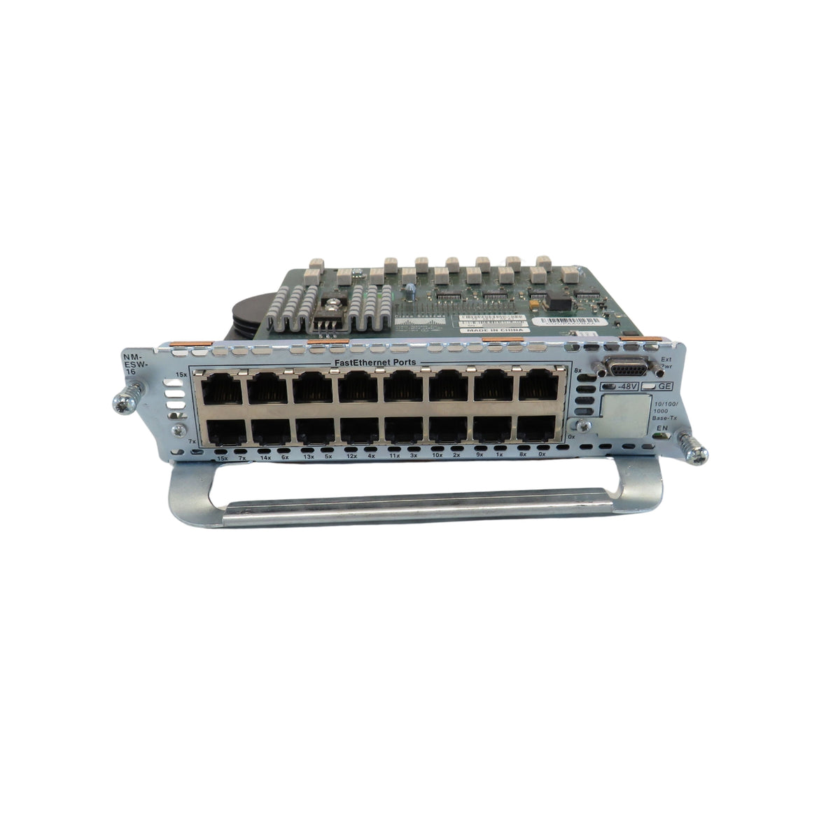Cisco NM-16ESW 16 Port 10/100 EtherSwitch NM w/ Power Daughtercard PPWR-DCARD-16ESW (Refurbished)