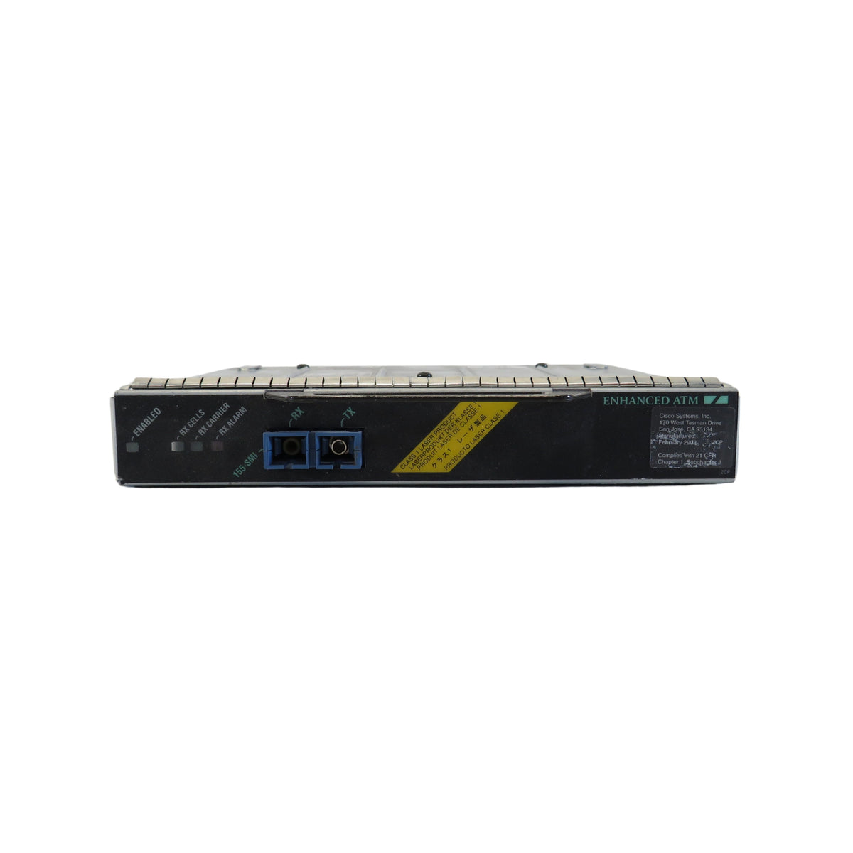 Cisco PA-A3-OC3SMI 1 Port ATM Enhanced OC-3c/STM-1 Single-mode (IR) Port Adapter (Refurbished)
