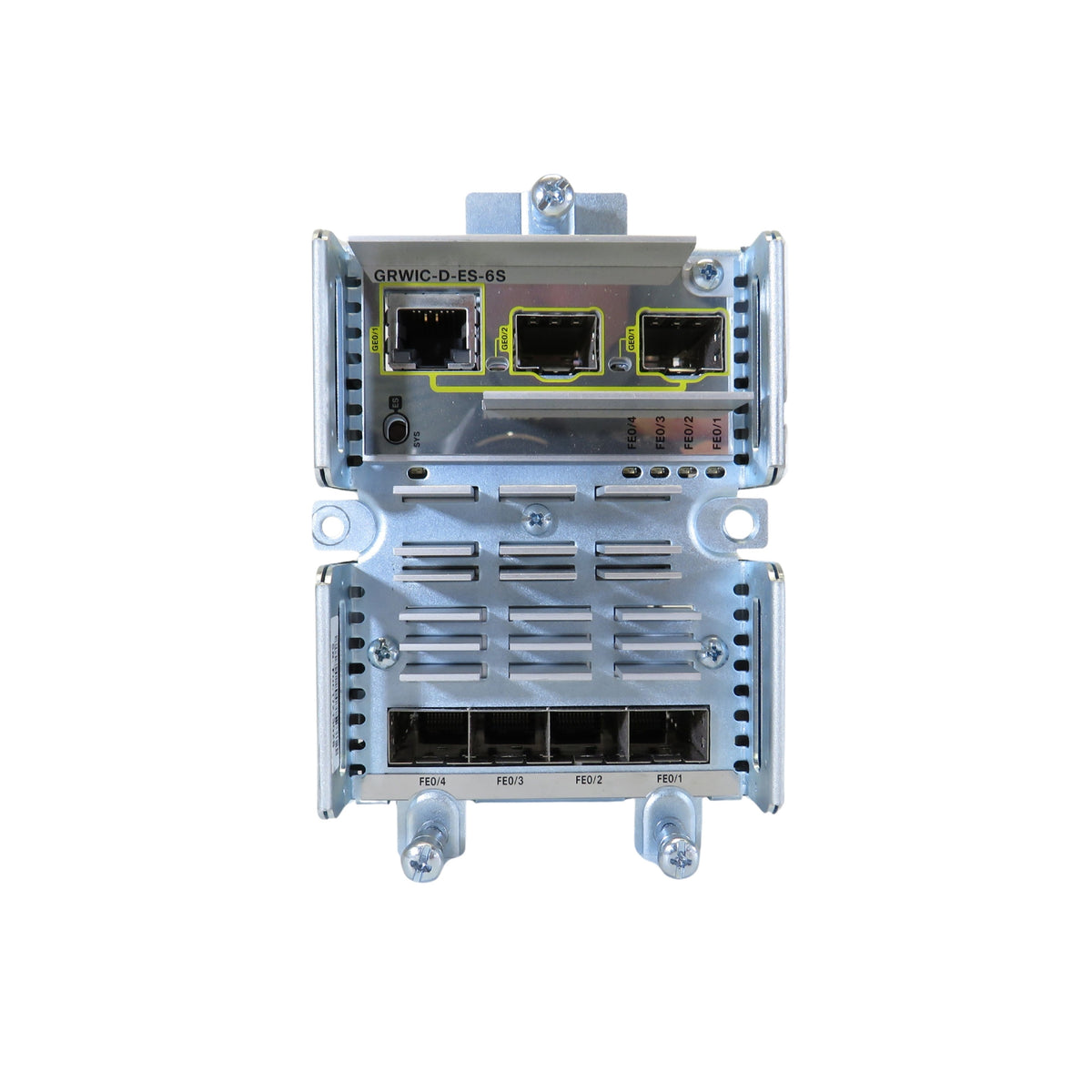 Cisco GRWIC-D-ES-6S 4 Port 100Mbps FE SFP Switch Module (Refurbished)