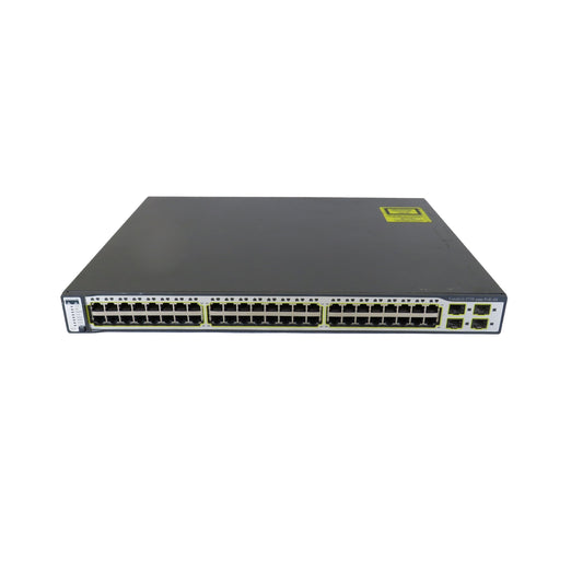 Cisco WS-C3750-48PS-E Catalyst 3750 48 Port 10/100 PoE + 4 SFP Switch (Refurbished)