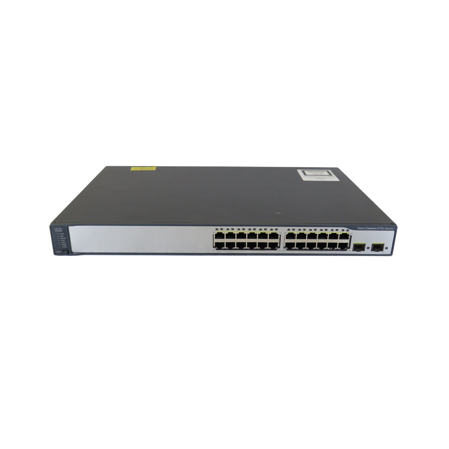 Cisco WS-C3750V2-24TS-S 3750V2 24 10/100 + 2 SFP Network Switch (Refurbished)