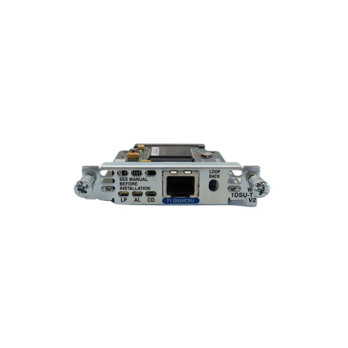 Cisco WIC-1DSU-T1-V2 1 Port T1/fractional-T1 DSU/CSU WAN Interface Card (Refurbished)