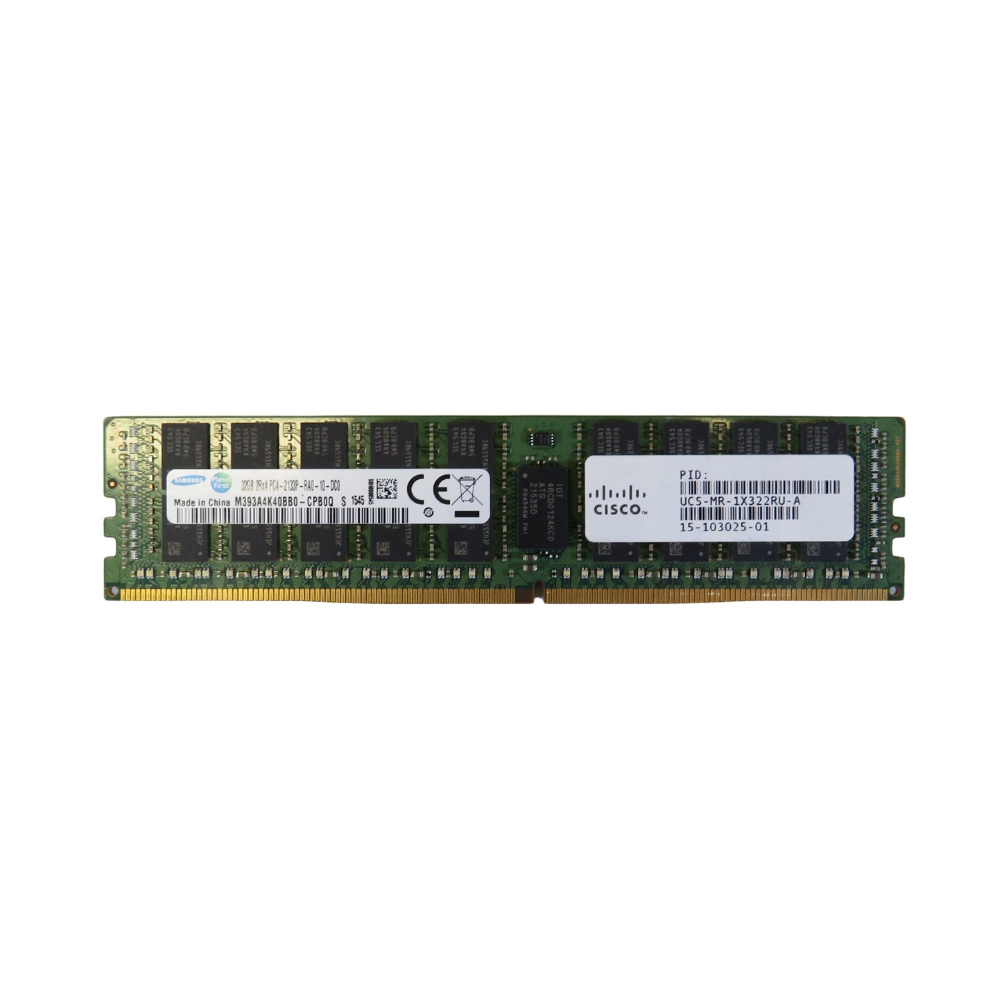 Cisco UCS-MR-1X322RU-A 15-103025-01 32GB 2Rx4 PC4-2133P DDR4 Server Memory (Refurbished)