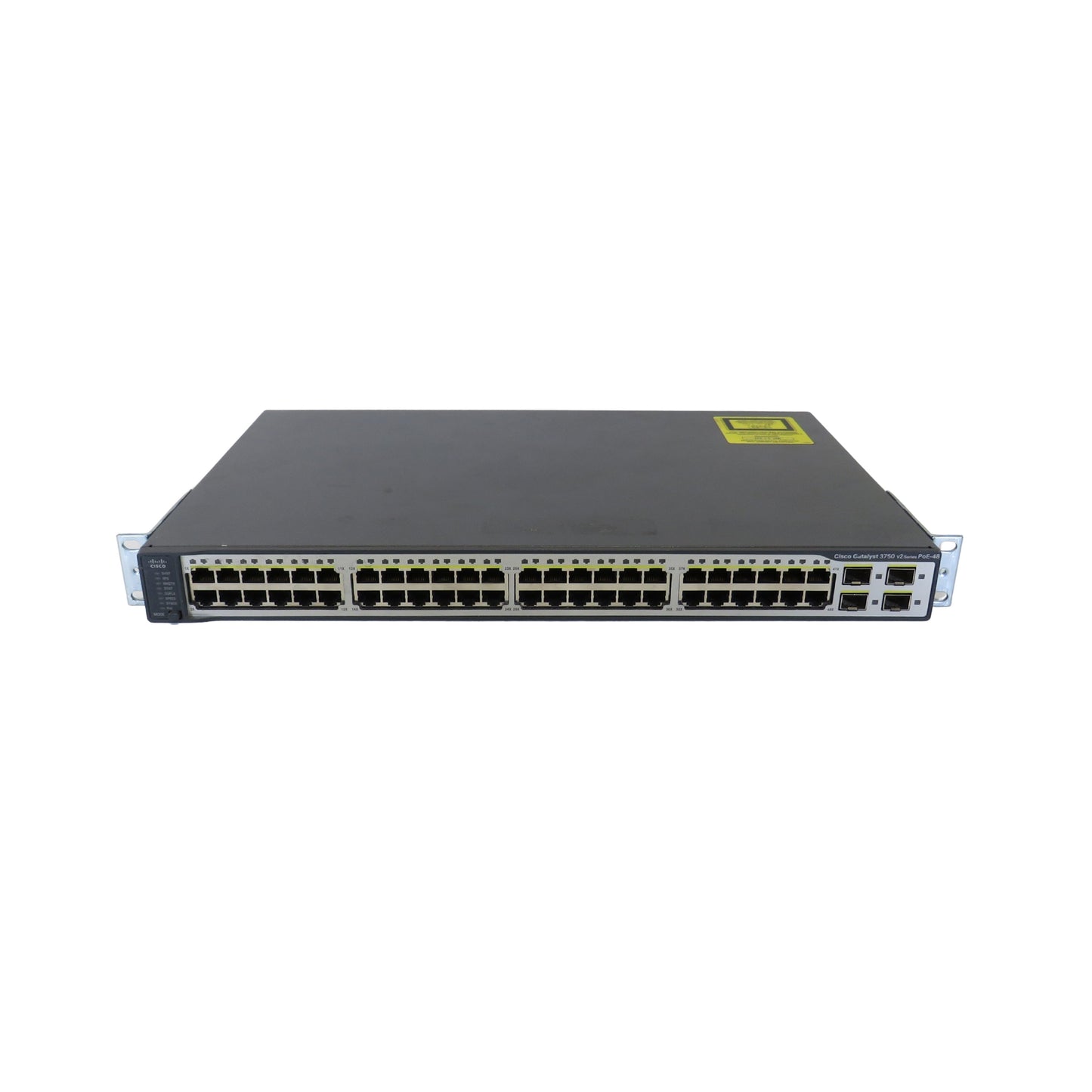 Cisco WS-C3750V2-48PS-S Catalyst 3750V2 48 10/100 PoE + 4 SFP Network Switch (Refurbished)