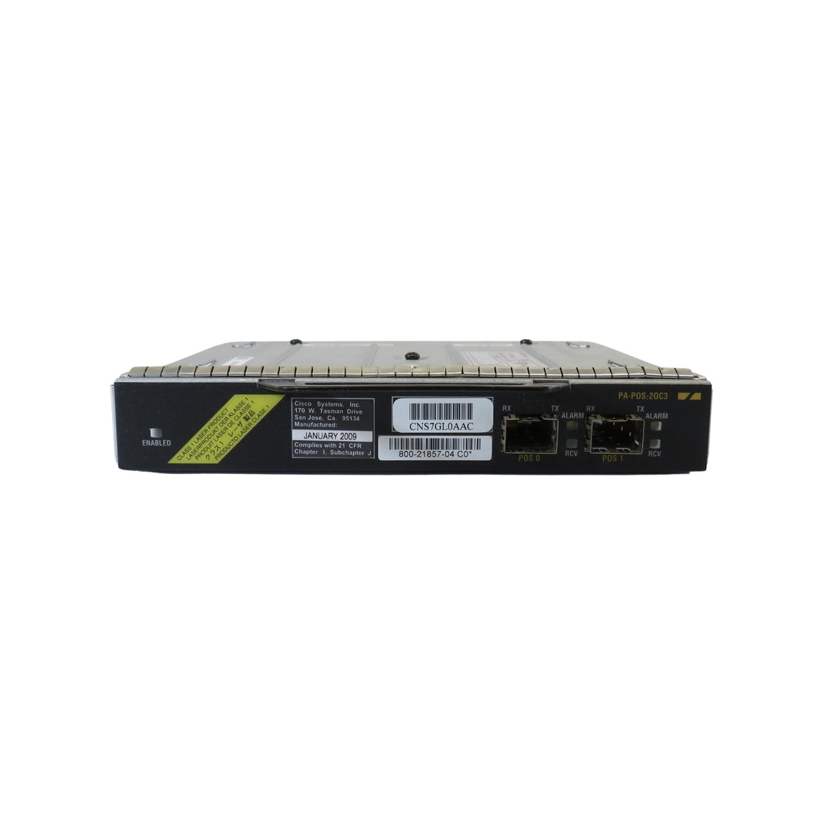 Cisco PA-POS-2OC3 2 Port OC-3/STM-1 POS Port Adapter (Refurbished)