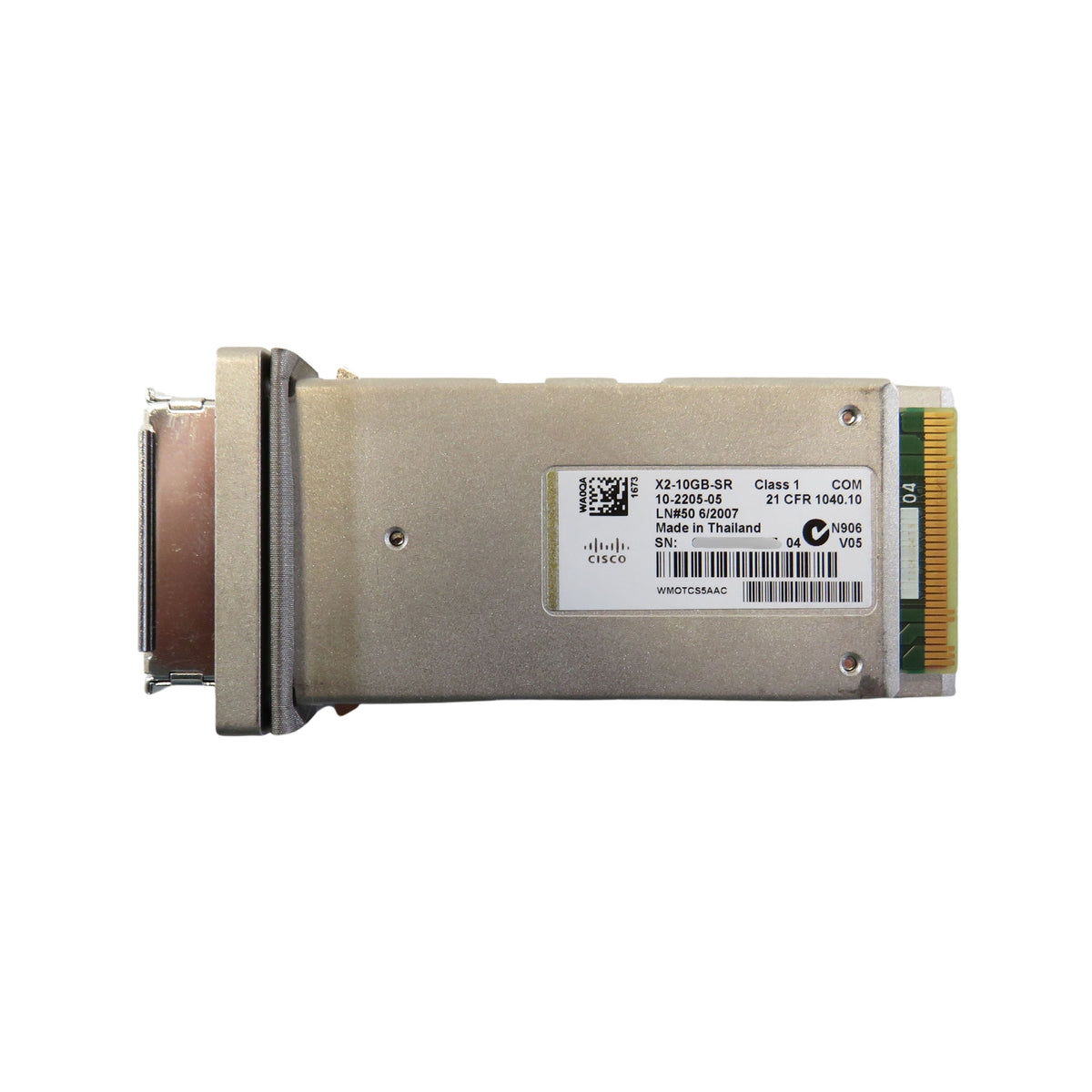 Cisco X2-10GB-SR 10GBASE-SR X2 Module for MMF (Refurbished)