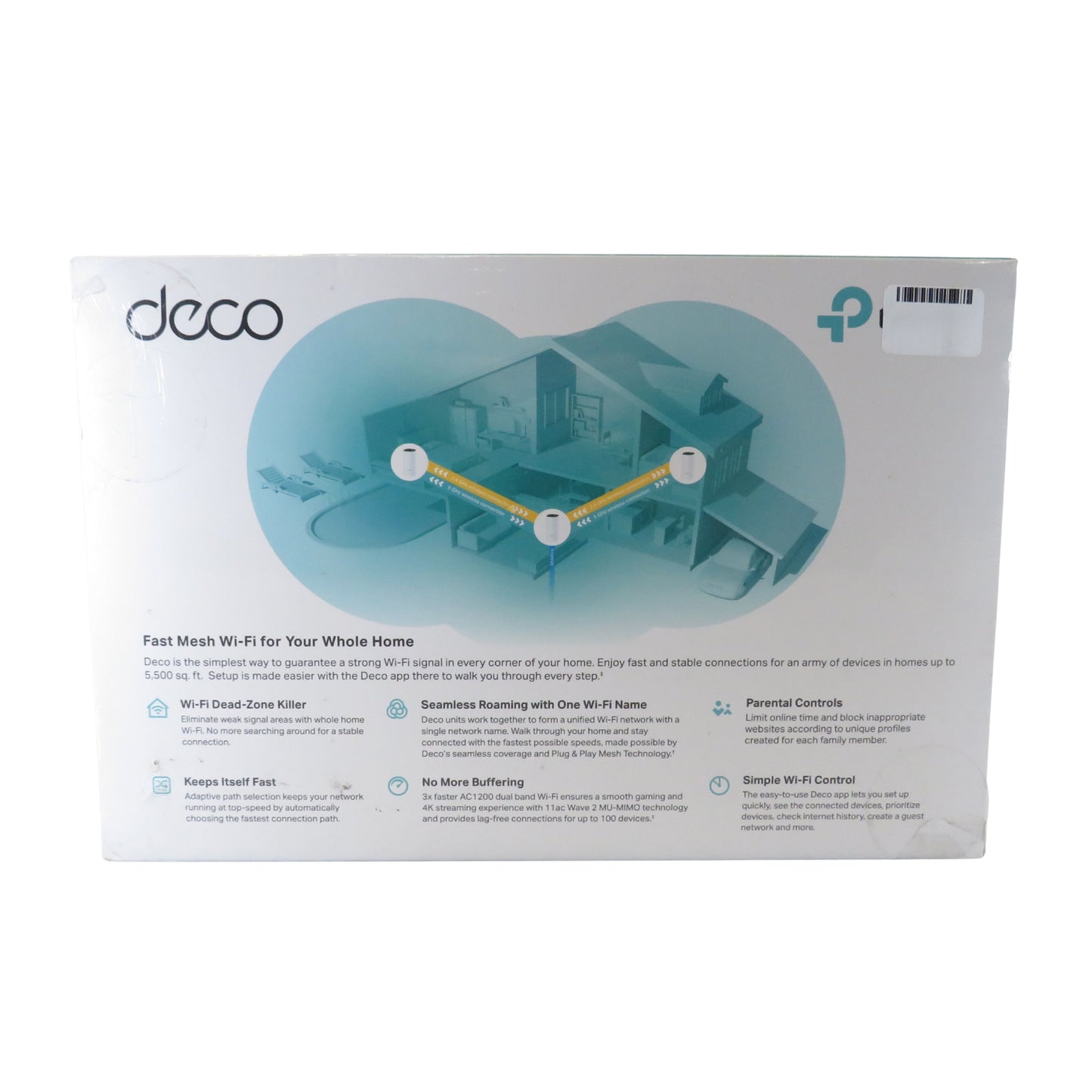 TP-Link DECO M4 3-PACK AC1200 Whole Home Mesh Wi-Fi System