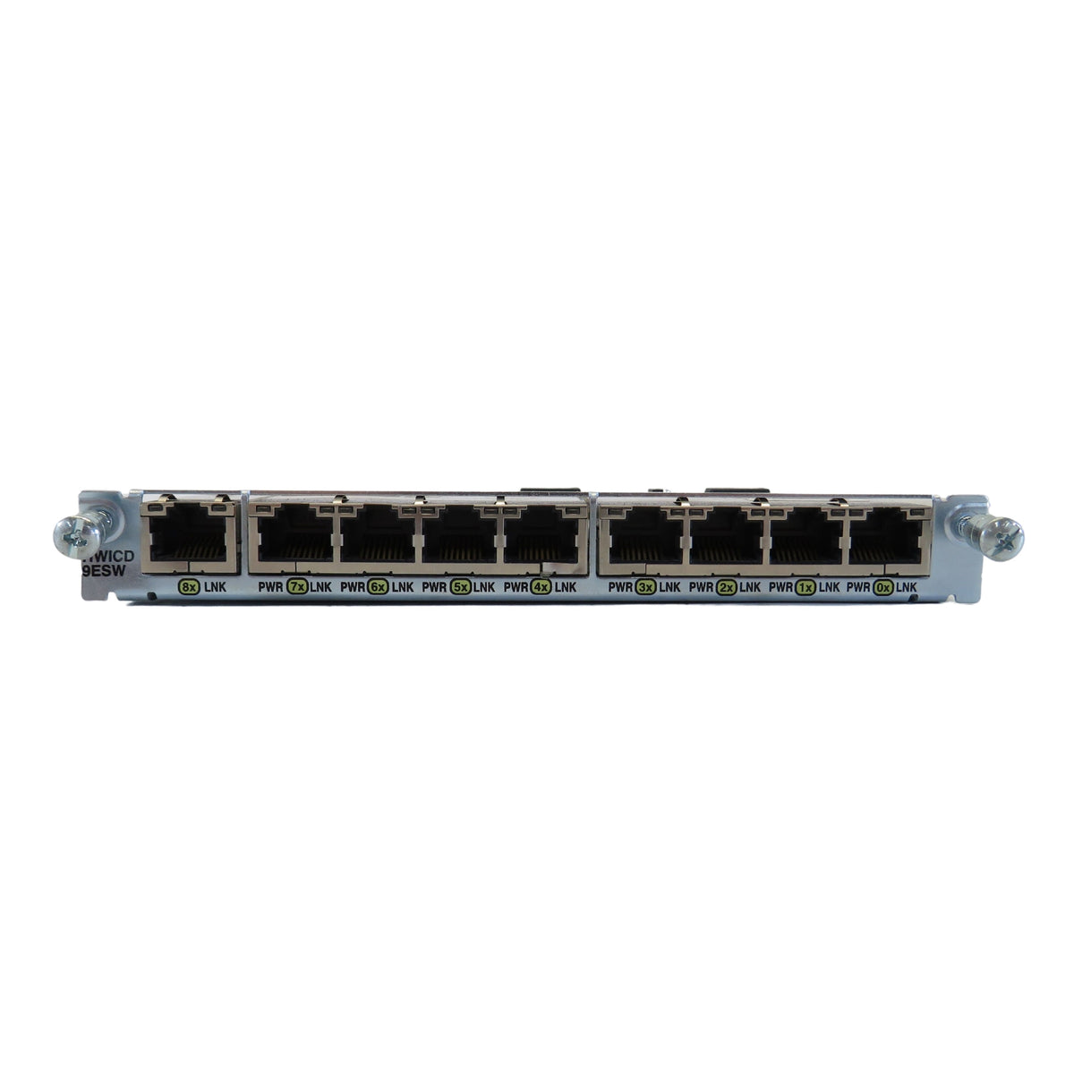 Cisco HWIC-D-9ESW-POE 9 Port EtherSwitch 10BASE-T/100BASE-TX Module (Refurbished)