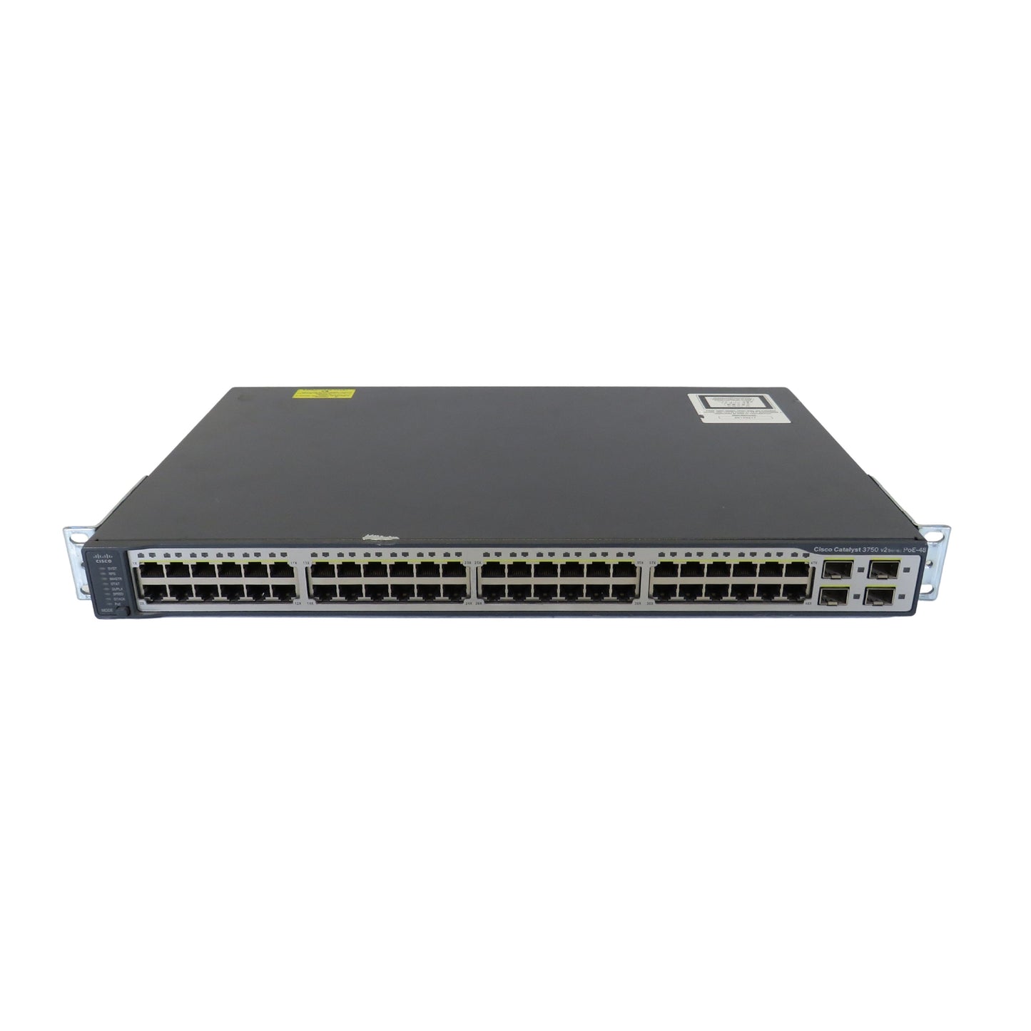 Cisco WS-C3750V2-48PS-E Catalyst 3750V2 48 10/100 PoE + 4 SFP Switch (Refurbished)