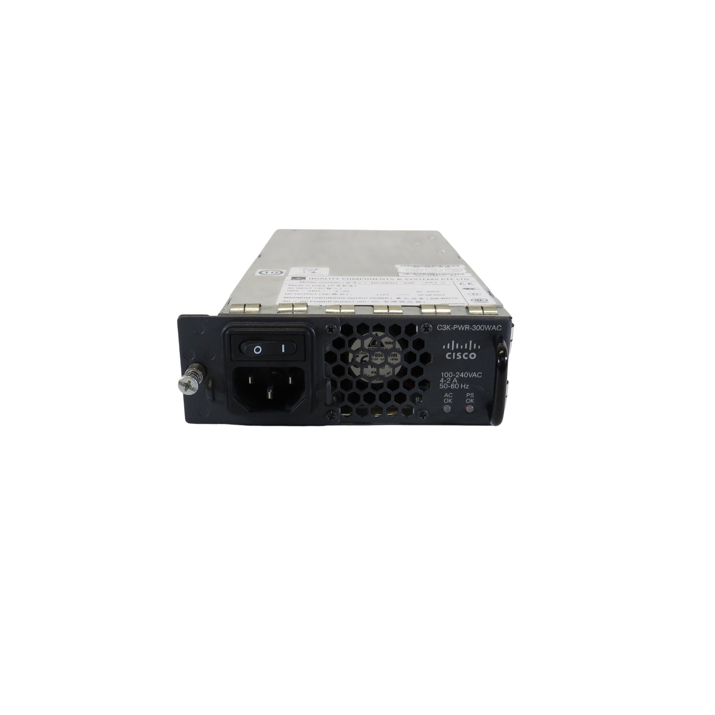Cisco C3K-PWR-300WAC 300W AC Power Supply (Refurbished)